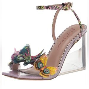 Betsy Johnson Clear wedges 💐